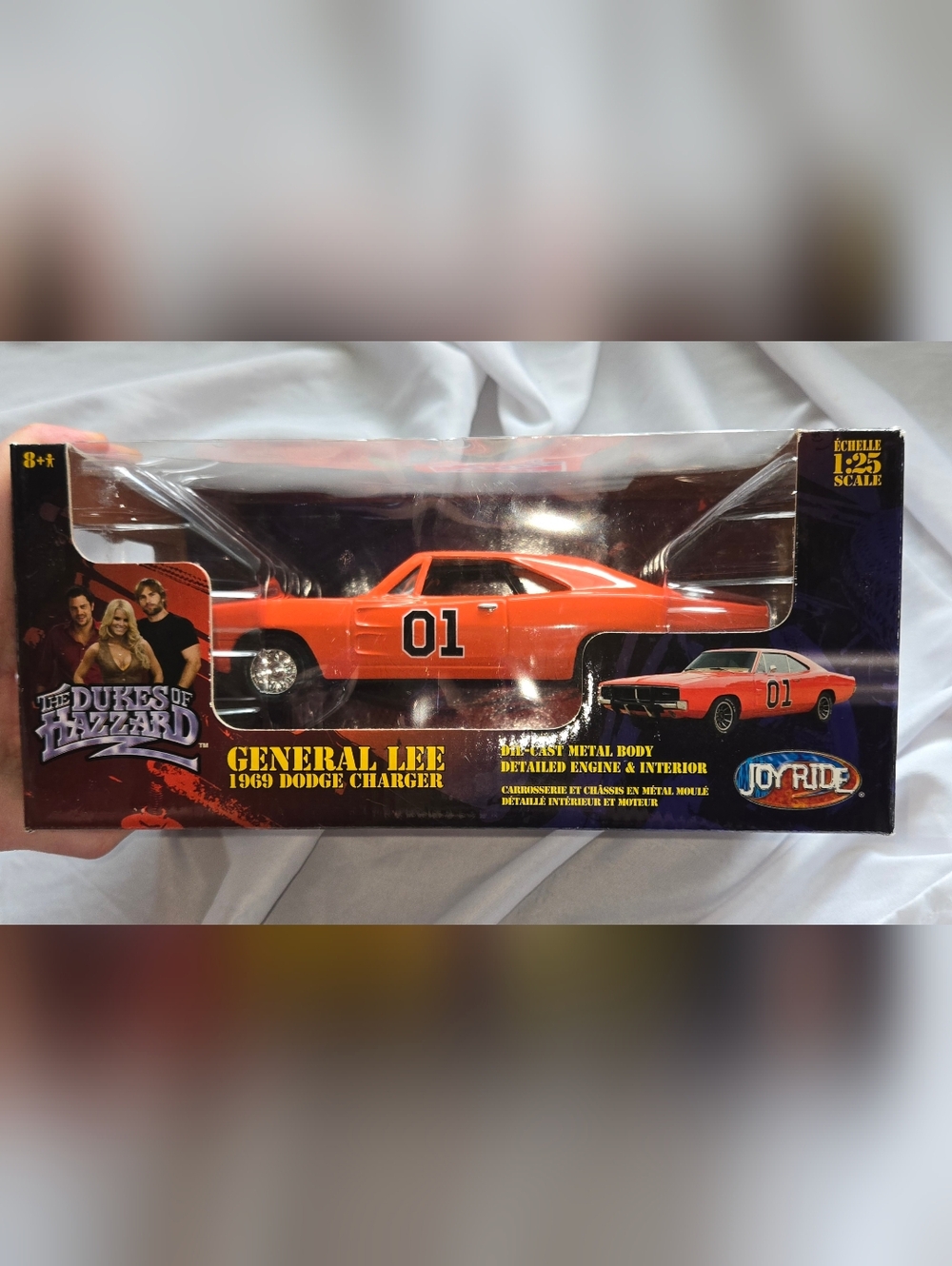 General Lee 1969 Dodge Charger Die-Cast Model Toy Car - Orange 1:25 2005